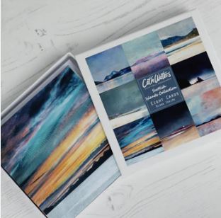 Cath Waters - Scottish Islands Collection Boxed Set of 8 Greetings Cards