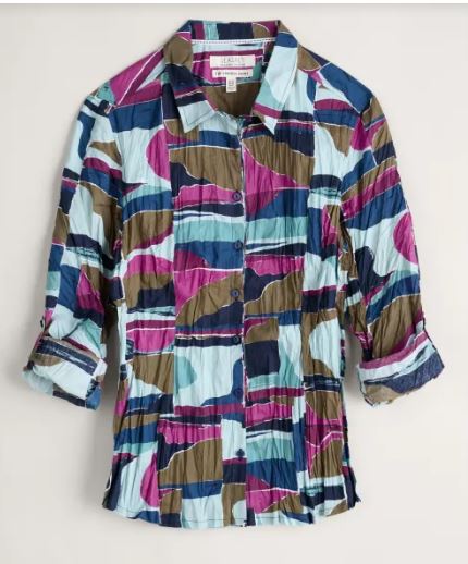 NEW Seasalt Larissa Shirt - Scenic Forms Enamel
