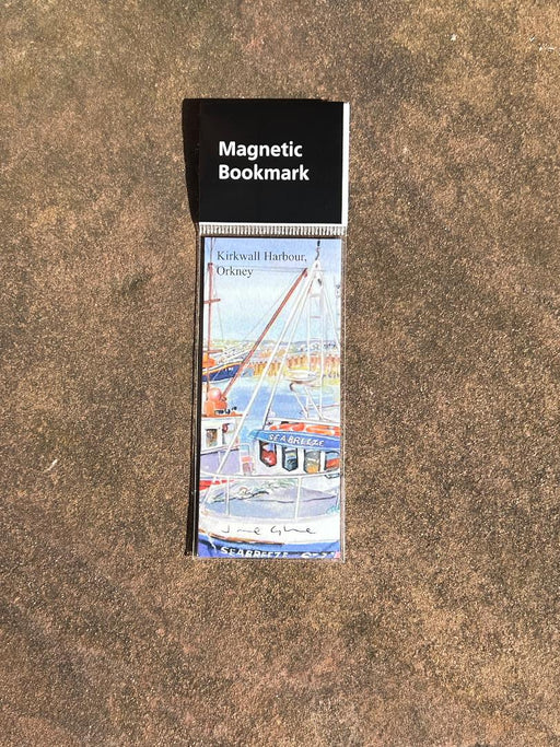 Jane Glue Lifeboat at Kirkwall Harbour Magnetic Bookmark