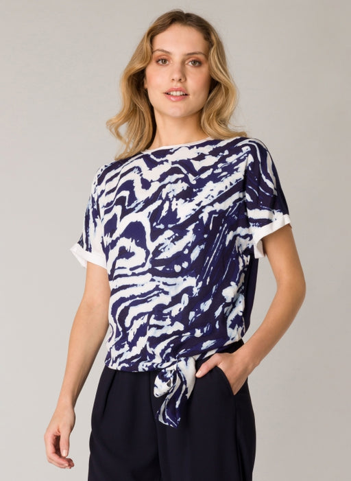 NOW 25% OFF: Yest Clothing Gryte Top in Deep Blue