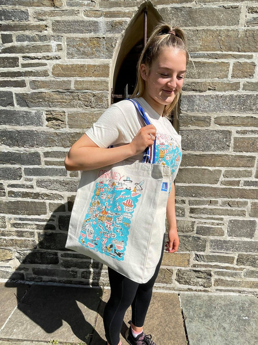 Orkney Map Tote Bag - Exclusive to Judith Glue