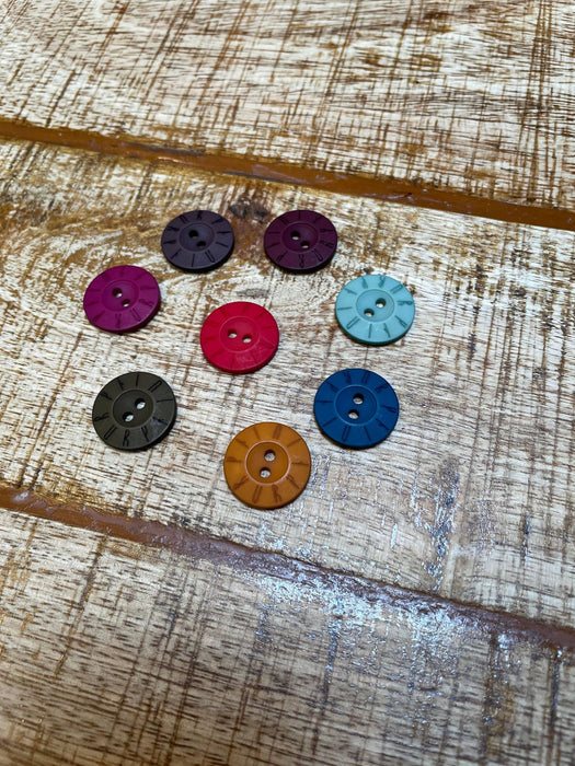 Judith Glue Pack of 8 Orkney Runic Buttons - Choice of Colours