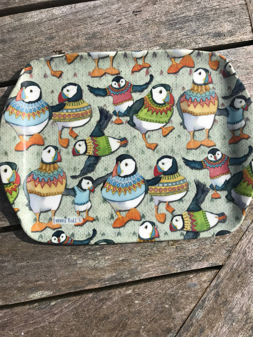 Emma Ball Woolly Puffin Mini Scatter Tray
