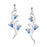 Sheila Fleet Bluebell Dress Drop Earrings in Sterling Silver (EEX242-BBELL)