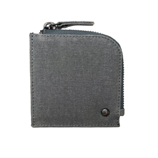 Cora and Spink Pocket Square Wallet in Grey Blue