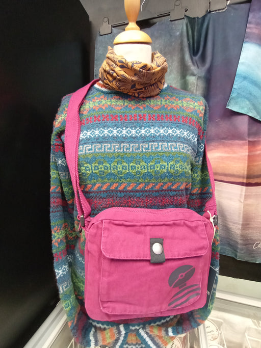 NEW Mousqueton Taran Print Bags (Grenat - Magenta)