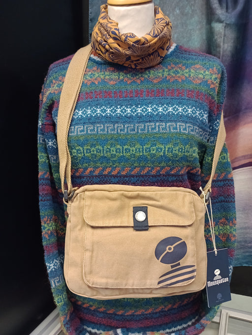 NEW Mousqueton Taran Print Bags (Houblon - Tan)