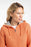 NEW Weird Fish Chicoa Full Zip Hooded Classic Macaroni Hoodie in Apricot