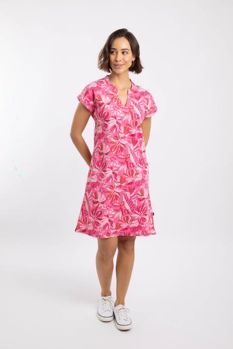 NEW Weird Fish Suffolks Dress in Hot Pink