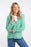 NEW Weird Fish Chicoa Full Zip Hooded Classic Macaroni Hoodie in Apple Mint