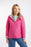 NEW Weird Fish Chicoa Full Zip Hooded Classic Macaroni Hoodie in Peony