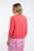 NEW Weird Fish Limon Cardigan in Flamingo