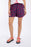 NEW Weird Fish Seera Viscose Printed Shorts - Mid Navy