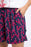 NEW Weird Fish Seera Viscose Printed Shorts - Mid Navy