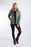 NEW Weird Fish Eshka Padded Hooded Jacket in Military Green