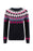 NEW Weird Fish Lowell Fair Isle Jumper -  Navy