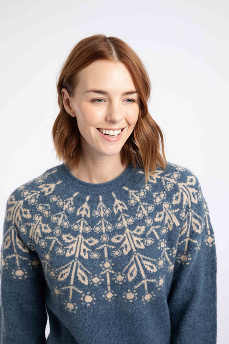 NEW Weird Fish Miska Jumper -  Ash Blue