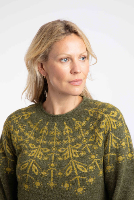 NEW Weird Fish Miska Jumper -  Winter Green