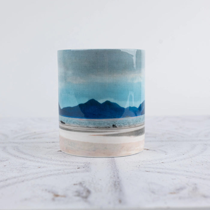 Cath Waters - "A Walk On the Beach" Sky from Applecross Large Bone China Mug
