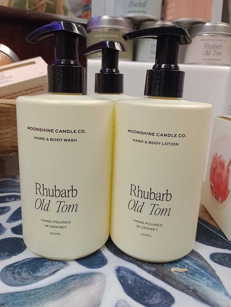 Moonshine Candle Co. - Hand and Body Wash in 'Rhubarb Old Tom'