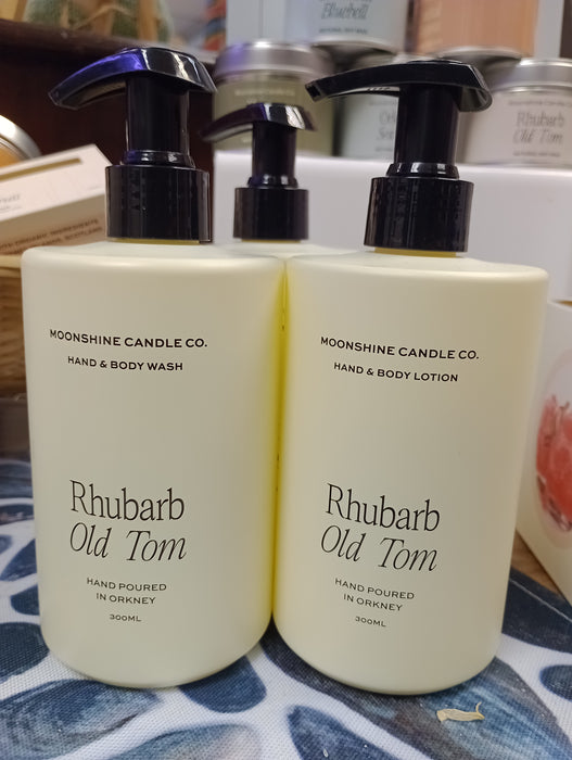Moonshine Candle Co. - Hand and Body Lotion in 'Rhubarb Old Tom'