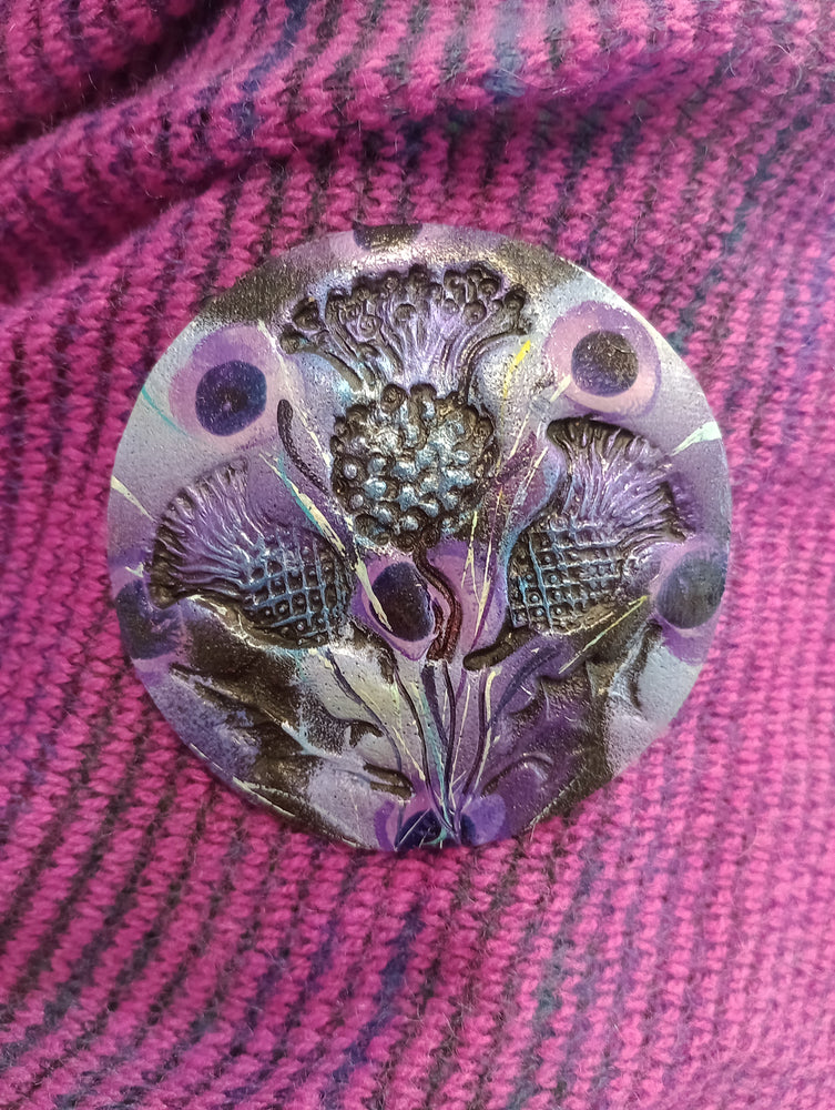 Skaramanda Jewellery - Thistle Wrap Pin