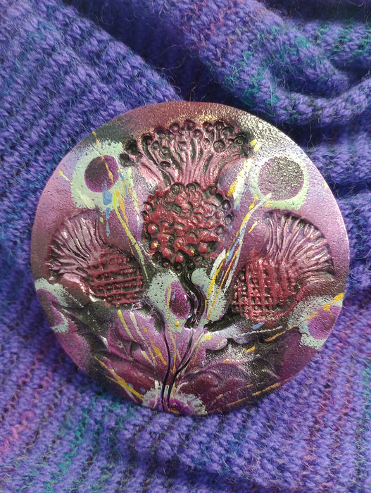 Skaramanda Jewellery - Thistle Wrap Pin