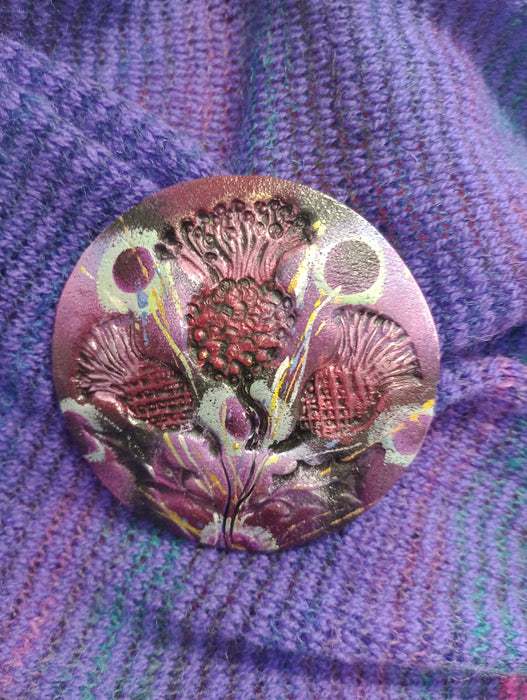 Skaramanda Jewellery - Thistle Wrap Pin