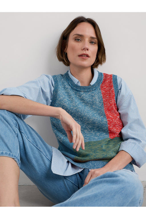 Seasalt Morgana Vest - Tangle Wood Lagoon Multi