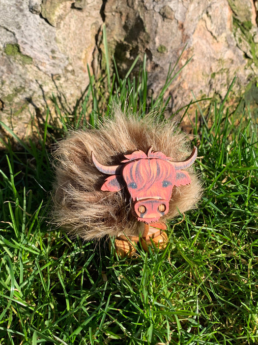 NEW Pop Up and Make 3D Fluffy Highland Coo