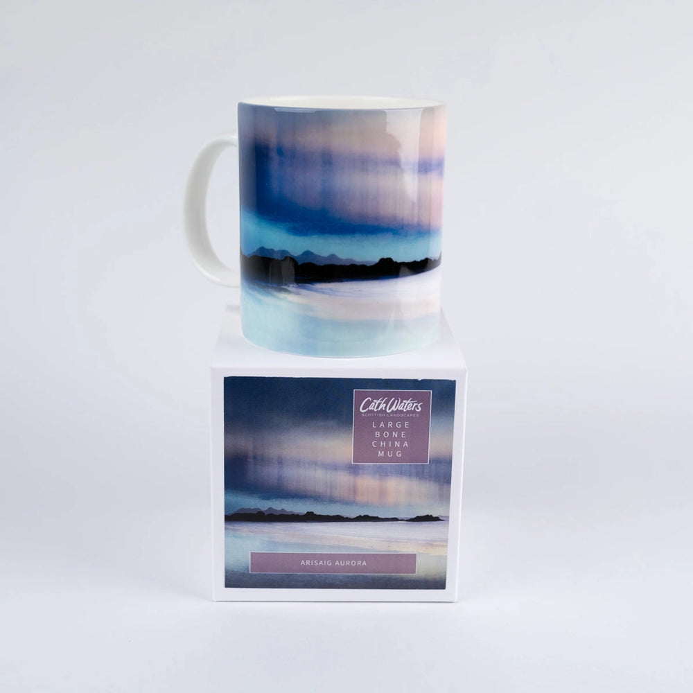Cath Waters - Arisaig Aurora Large Bone China Mug