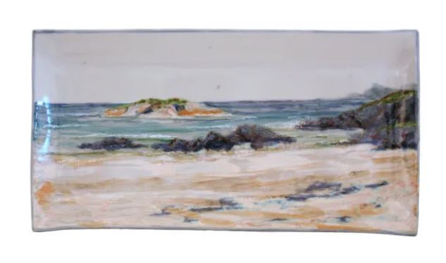 Highland Stoneware Seascape 42cm Rectangle Dish