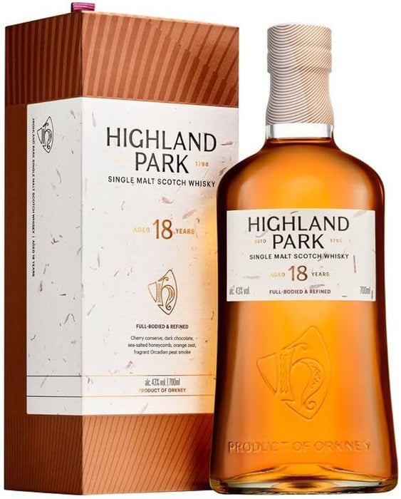 Highland Park 70cl 18 Year Old Single Malt Whisky