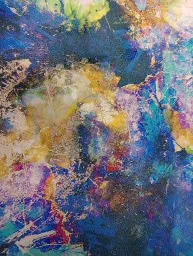 Agate & Ayre - Silk Infinity Scarf Labradorite