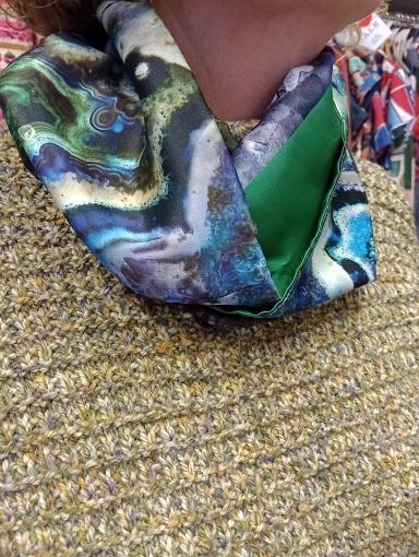 Agate & Ayre - Silk Infinity Scarf Ayre