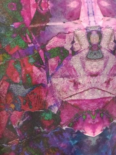 Agate & Ayre - Silk Infinity Scarf - Druzy