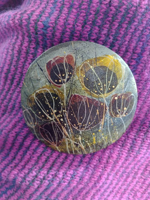 Skaramanda Jewellery - Poppies Wrap Pin