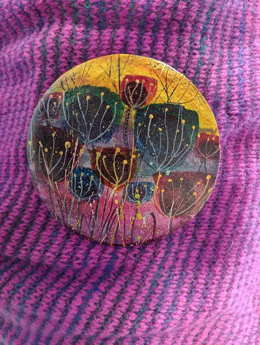 Skaramanda Jewellery - Poppies Wrap Pin