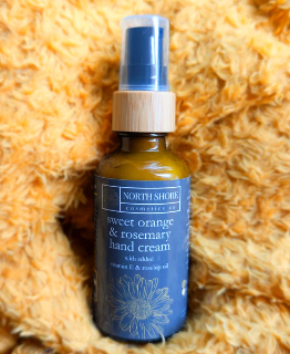 North Shore Cosmetics Co - Rosemary & Sweet Orange Hand Cream with Vitamin E & Rosehip