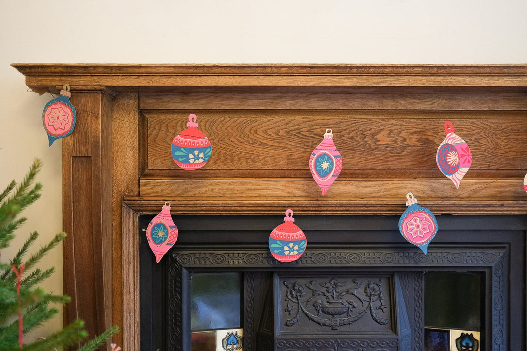 East End Press Baubles Sewn Garland