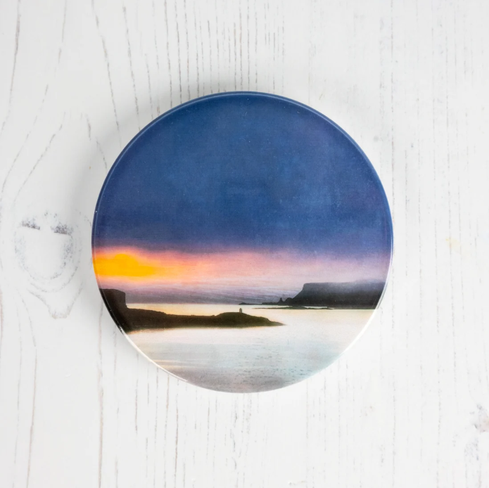 Cath Waters - Ardtreck Lighthouse Skye Boxed Ceramic Coaster