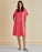 Betty Basics Eloise T-shirt Dress in Pink/Red Stripes