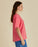 Betty Basics Relax Boxy T-shirt in Pink/Red Stripes