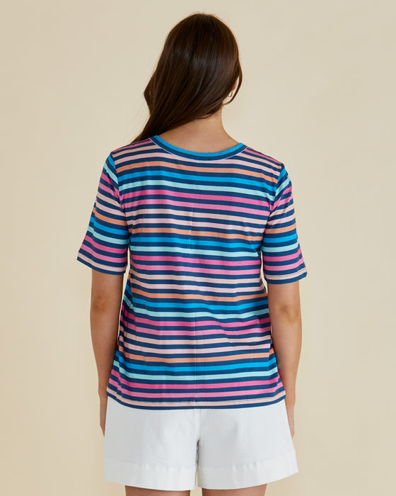 Betty Basics Riley Multi Stripe Tee