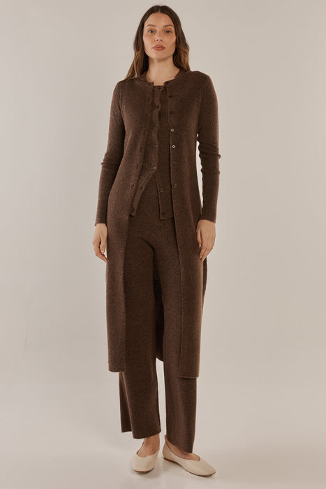 NEW Betty Basics Nash Knit Long Cardigan in Espresso