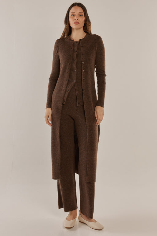NEW Betty Basics Nash Knit Long Cardigan in Espresso