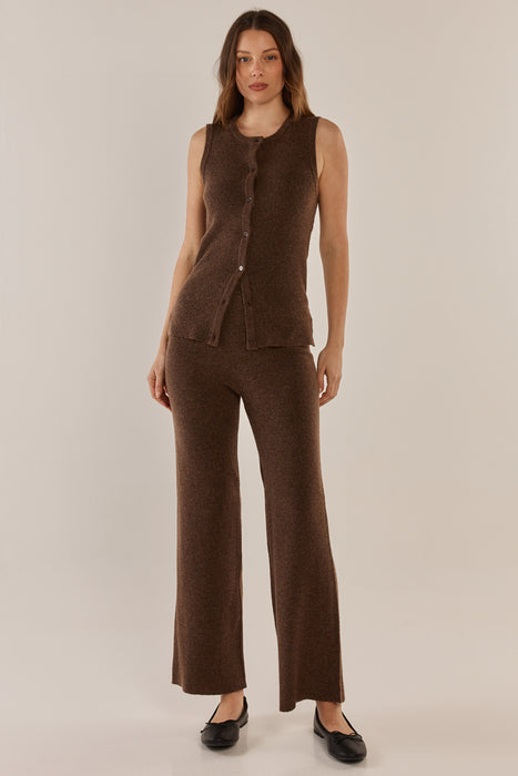 NEW Betty Basics Nash Knit Trouser in Espresso