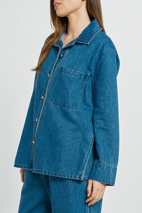 NEW Betty Basics Denim Vespa Shirt