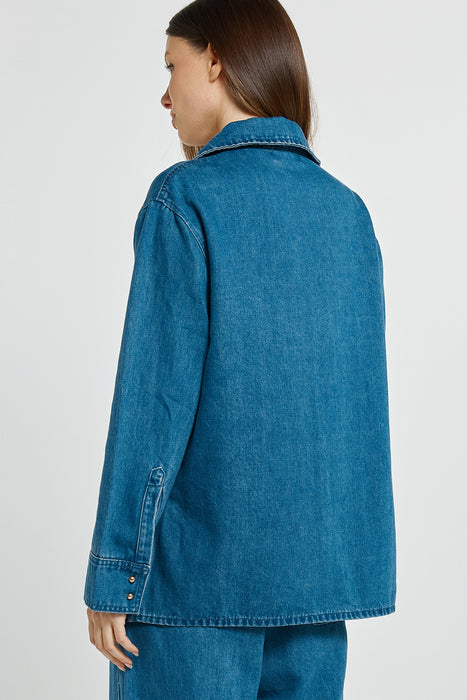 NEW Betty Basics Denim Vespa Shirt