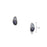 NEW Sheila Fleet Mussel Oxidised Silver Stud Earrings with Black Pearls (BPRL-SE00290)